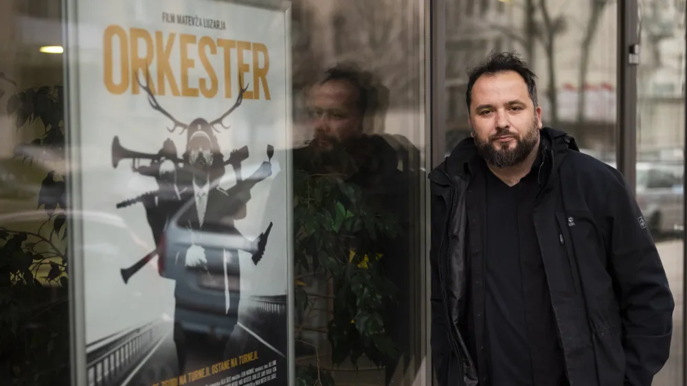 - 13.01.2023 - Matevž Luzar, filmski režiser in scenarist, predsednik Društva slovenskih režiserjev in režiserk, prejemnik nagrade Prešernovega sklada leta 2023 za film Orkester//FOTO: Nik Erik Neubauer