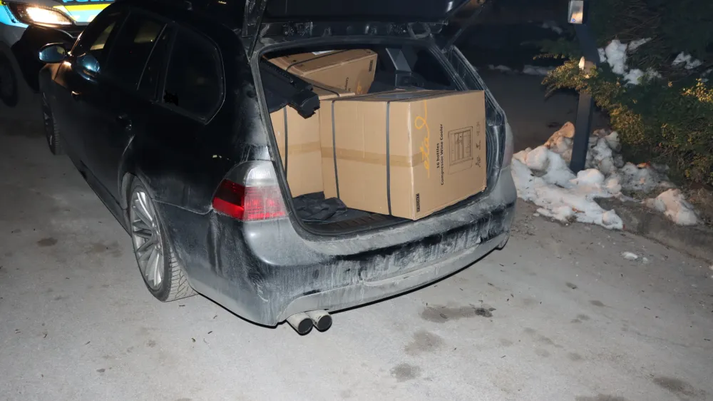 vlom, tatvina, hladilniki, Dobrna, policija