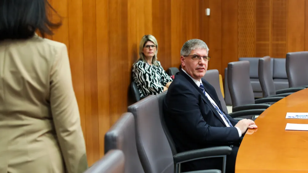 Bo&scaron;tjan Poklukar, kandidat za ministra za notranje zadeve - 13.02.2023 - Odbor DZ za notranje zadeve, javno upravo in lokalno samoupravo &ndash; predstavitev Bo&scaron;tjana Poklukarja, kandidata za ministra za notranje zadeve //FOTO: Bojan Velikonja