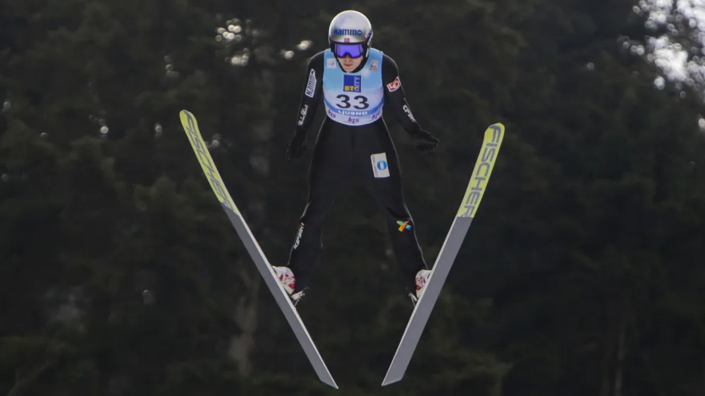 Anne Odine Stroem- 08.02.2019 &ndash; Ljubno ob Savinji - FIS Svetovni pokal v smučarskih skokih za ženske - ženski smučarki skoki - //FOTO: Matjaž Ru&scaron;t