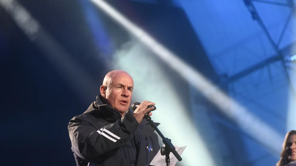 Johan Eliasch, predsednik Mednarodne smučarske in deskarske zveze<br><br>- 21.02.2023 – Kranjska Gora - otvoritvena slovesnost 43. svetovnega prvenstva v nordijskem smučanju PLANICA 2023 - največji športni dogodek v zgodovini Slovenije,<br><br> <br><br>//FOTO: Nik Erik Neubauer