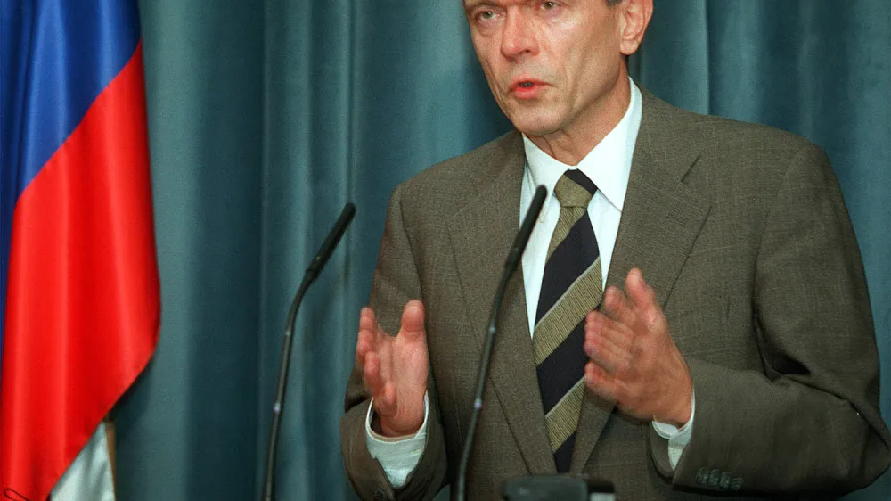 Janez Drnov&scaron;ek, tiskovna konferenca