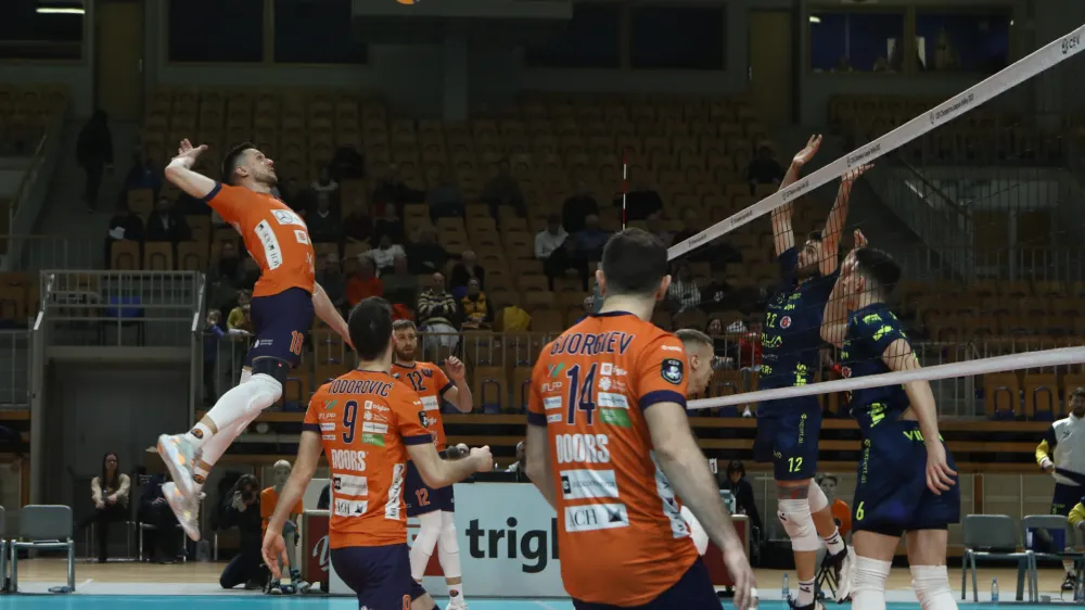 08.02.2023 - odbojka - pokal Cev, četrtfinale, 1. tekma:     ACH Volley - ModenaFOTO: Luka Cjuha