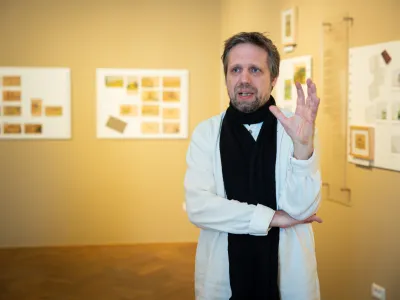 Ljubljana, Mestni muzej Ljubljana.<br>Vodstvo po razstavi Oton Zupancic: risbe.