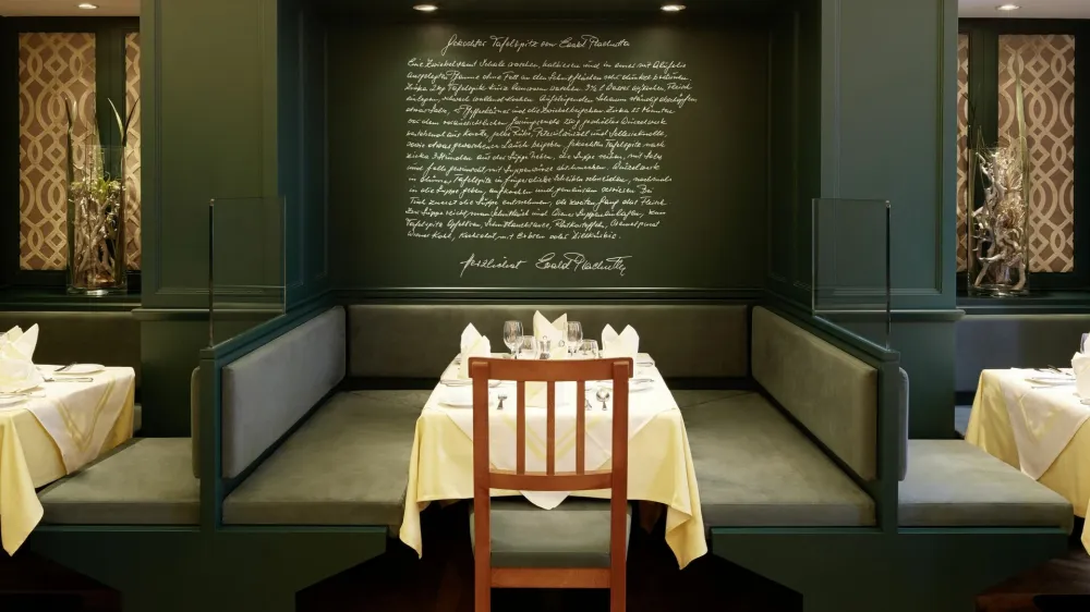 notranjost dunajske restavracije