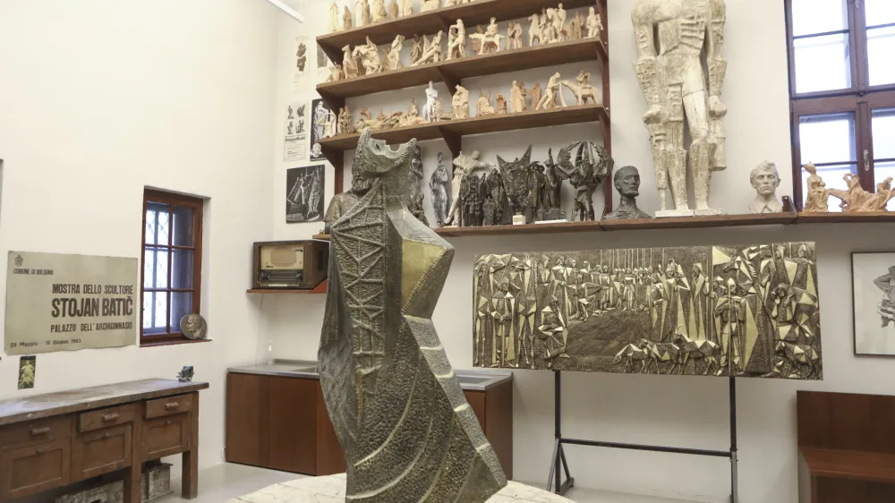 V spominskem ateljeju Stojana Batiča se je mogoče neposredno srečati s kulturno dedi&scaron;čino.&nbsp;