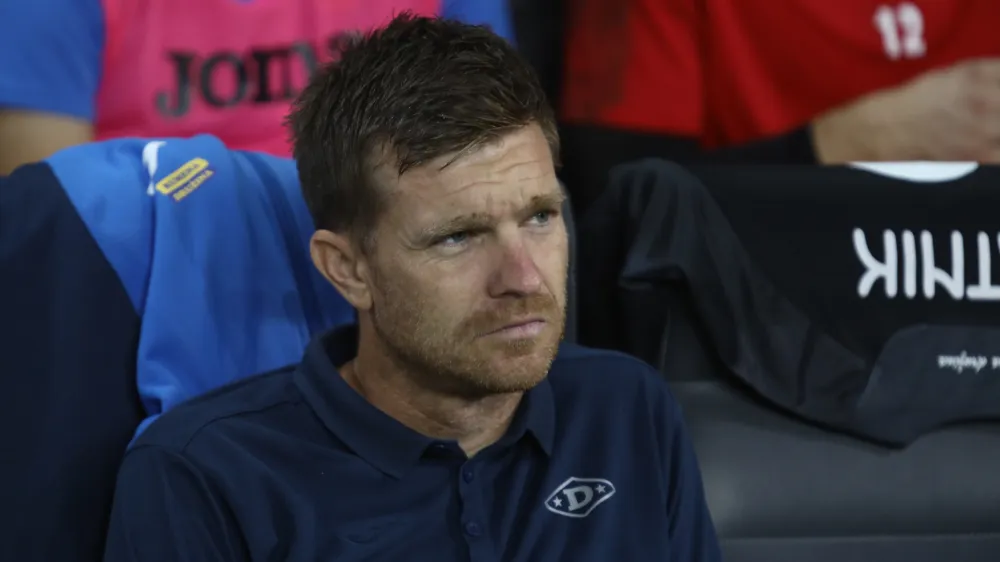 trener NK Domžale Simon Rožman- 04.09.2022 &ndash; nogomet &ndash; Olimpija: Domžale, Prva liga Telemacha, 8. krog: //FOTO: Luka Cjuha