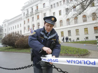 - bombni preplah- sojenje zoper Zdenka Strojana. Igorja Strojana, Janeza Jagodica in Violeto Strojan- okrožno sodi&scaron;če v Ljubljani//FOTO: Jaka AdamičOPOMBA: ZA OBJAVO V ČASOPISU DNEVNIK