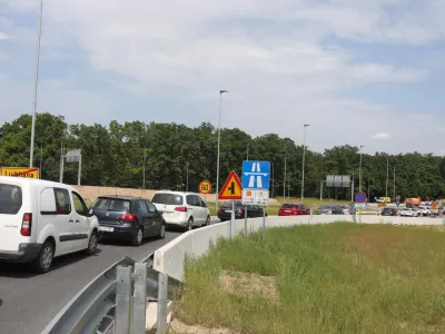 - Leskovškova cesta - prenovljena uvoz in izvoz - 30.05.2023 - severna ljubljanska  obvoznica - preureditev priključka Nove Jarše na Leskoškovi cesti. //FOTO: Bojan Velikonja