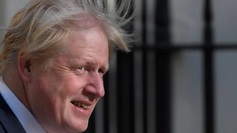 ﻿Britain's Foreign Secretary Boris Johnson arrives in Downing Street in London, Britain, April 25, 2017. REUTERS/Toby Melville