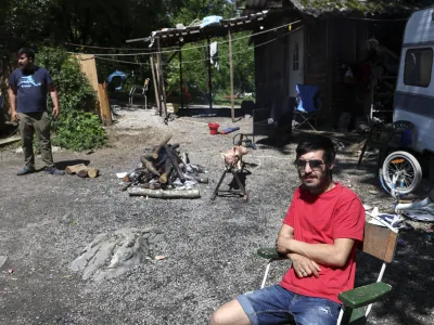 - 07.06.2023 – Romsko naselje Lepovče v občini Ribnica – romi - //FOTO: Jaka Gasar