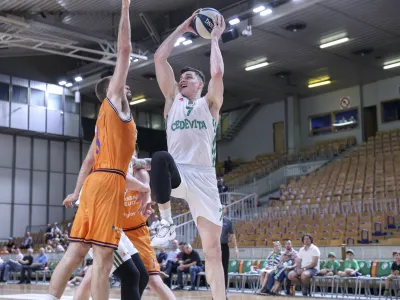 - 10.06.2023 &ndash; ko&scaron;arka - Cedevita Olimpija: Helios Suns - liga Nova KBM, finale, 4. tekma: //FOTO: Jaka Gasar