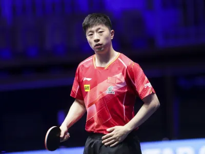 Kitajec Ma Long - 06.07.2023 – namizni tenis - mednarodni turnir WTT Star Contender v Ljubljani - //FOTO: Nik Erik Neubauer