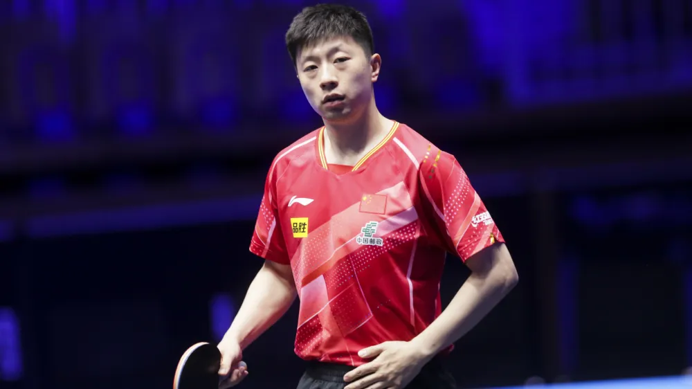 Kitajec Ma Long - 06.07.2023 – namizni tenis - mednarodni turnir WTT Star Contender v Ljubljani - //FOTO: Nik Erik Neubauer