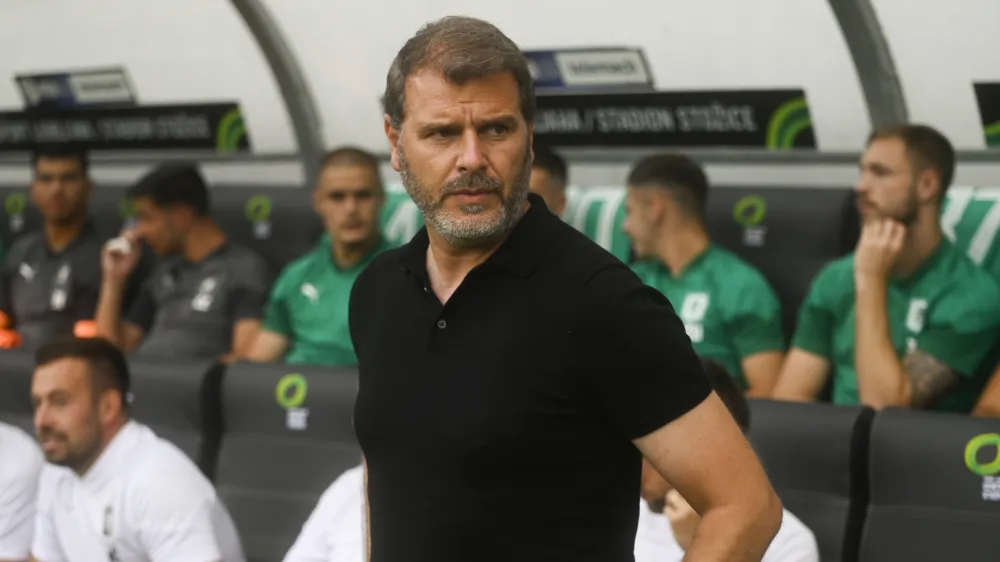 Joao Henriques, trener- 02.07.2023 – Prijateljska tekma Olimpija Ljubljana: Hajduk Split //FOTO: Nik Erik Neubauer