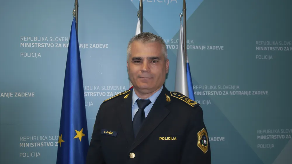 Senad Ju&scaron;ić, generalni direktor policije<br>10.05.2023<br><br>//foto Tadeja Kolenc, Policija<br><br>