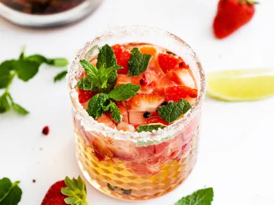 Jagodni koktejl s penino