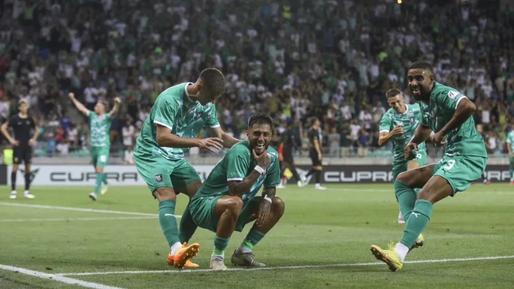 Rui Pedro- 11.07.2023 &ndash; nogomet - Olimpija: Valmiera, kvalifikacije za ligo prvakov, 1. krog, prva tekma //FOTO: Luka Cjuha