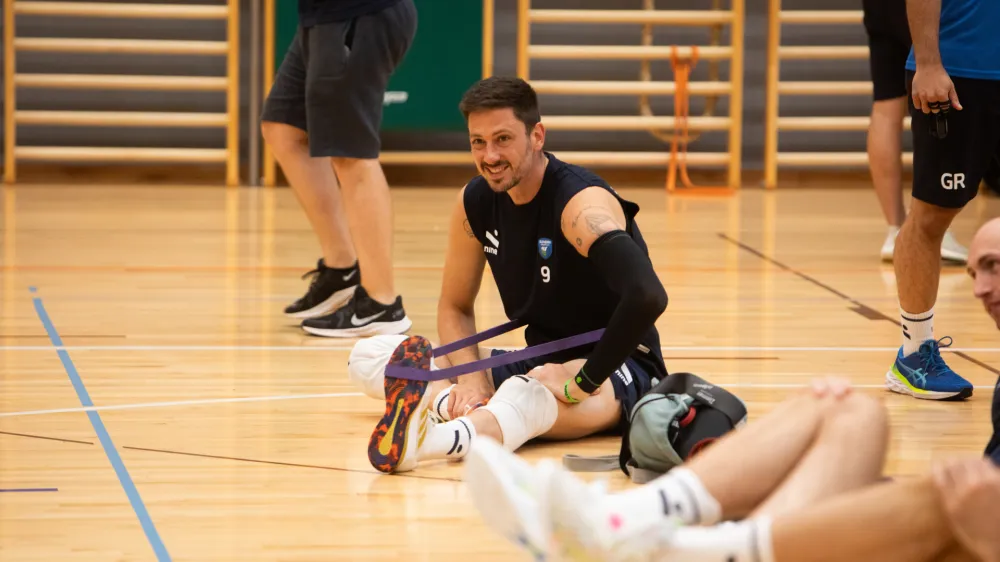 - Dejan Vinčić- 02.08.2023. Odprti trening mo&scaron;ke odbojkarske reprezentance pred odhodom na Evropsko prvenstvo.//FOTO: Bojan Velikonja