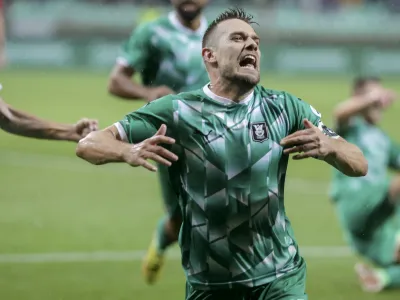 Timi Max Elšnik- 01.08.2023 – nogomet - kvalifikacije za ligo prvakov - Olimpija: Ludogorec //FOTO: Jaka Gasar