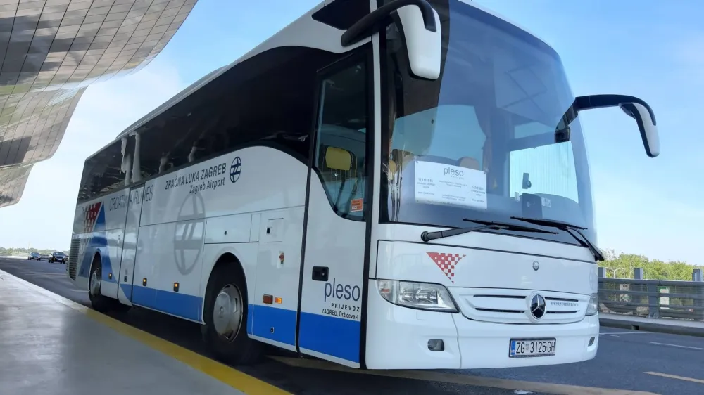 Pljeso prevoz, avtobus zagrebško letališče