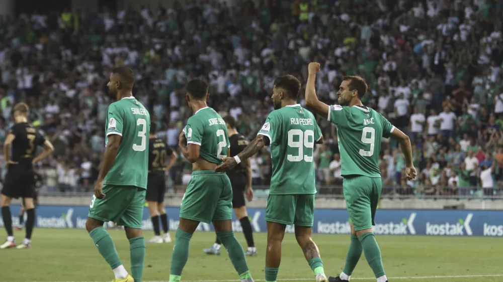 Mustafa Nukić<br><br>- 11.07.2023 – nogomet - Olimpija: Valmiera, kvalifikacije za ligo prvakov, 1. krog, prva tekma<br><br> <br><br>//FOTO: Luka Cjuha