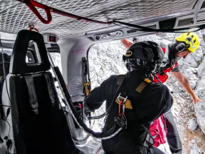 re&scaron;evanje gore policija prisojnik