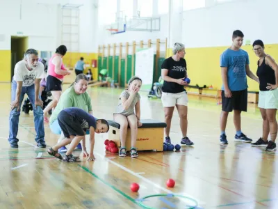Udeleženci tabora so lahko preizkusili številne parašporte. 