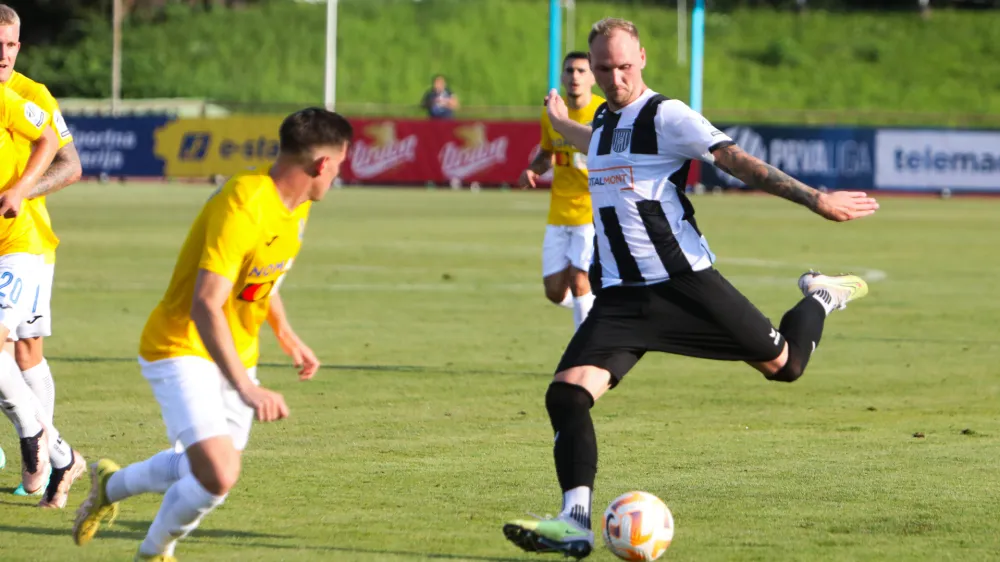 Žan Benedičič <br>- 22.07.2023 &ndash; nogomet - Bravo: Roga&scaron;ka, Prva liga Telemacha, 1.krog:<br> <br>//FOTO: Bojan Velikonja&Omega;