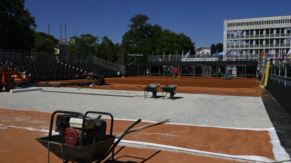 05.09.2023 - Teniško igrišče, Trg Republike. // FOTO Nik Erik Neubauer