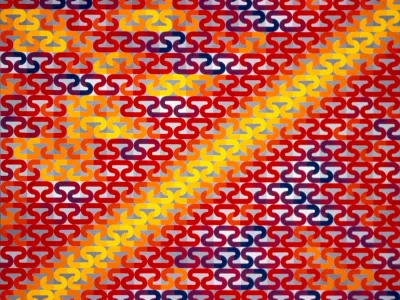 Josip Gorin&scaron;ek: Vibracije, 1986, akril