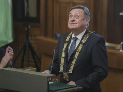 ljubljanski župan Zoran Janković- 12.12.2022 – Mestna občina Ljubljana – 1. seja MOL - potrditev mandatov novih svetnikov in prisega župana //FOTO: Jaka Gasar
