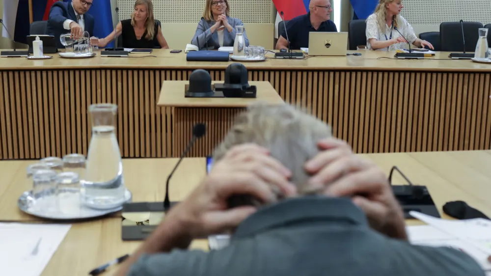 Po aferi z letalskimi vozovnicami se mora ministrica za javno upravo Sanja Ajanović Hovnik ta čas zagovarjati še zaradi očitkov o morebitno netransparentnem razdeljevanju javnega denarja. Foto: Jaka Gasar 