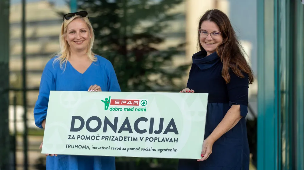 Donacija inovativnemu zavodu za pomoč socialno ogroženim, Truhoma (FOTO: SPAR Slovenija)