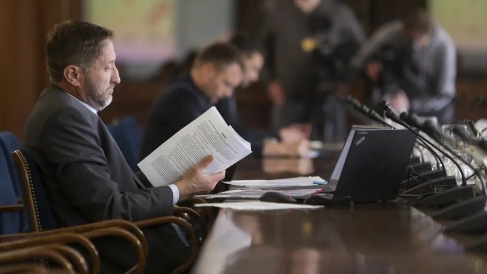 Klemen Boštjančič - 30.05.2022 - predstavitev kandidata za ministra za finance Klemna Boštjančiča pred odborom DZ za finance; //FOTO: Jaka Gasar