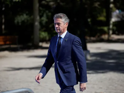 Slovenia's Prime Minister Robert Golob attends the European Political Community Summit in Granada, Spain October 5, 2023. REUTERS/Juan Medina