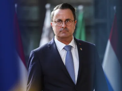 FILE - Luxembourg's Prime Minister Xavier Bettel arrives for the third EU-CELAC summit that brings together leaders of the EU and the Community of Latin American and Caribbean States, in Brussels, Belgium, Tuesday, July 18, 2023. Polling stations for parliamentary elections in Luxembourg closed on Sunday, Oct. 8, 2023 and officials started counting results that will determine the fate of the three-party coalition led by Prime Minister Xavier Bettel. Ten years ago, Bettel succeeded Jean-Claude Juncker, the Christian Democrat who had been Europe's longest serving democratically elected leader at the time. (AP Photo/Geert Vanden Wijngaert, File)