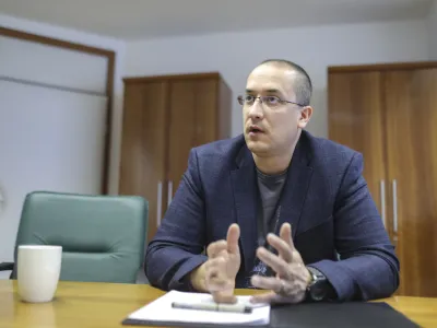 Jure Leben je bil minister za okolje in prostor v vladi Marjana Šarca. S te funkcije je moral odstopiti zaradi afere maketa. Foto: Jaka Gasar 