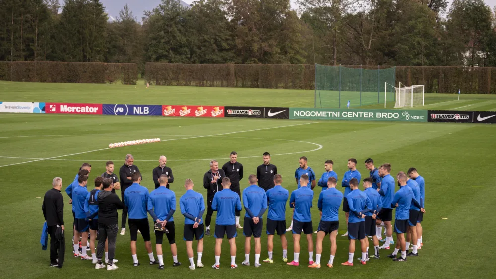 - 09.10.2023 &ndash; Nacionalni nogometni center Brdo - nogometna reprezentanca &ndash; trening pred kvalifikacijskima tekmama za EP 2024 proti Finski in Severni Irski, //FOTO: Nik Erik Neubauer