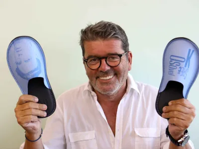 - 02.10.2023 - Žare Kerin, samostojni oblikovalec in kreativni direktor v oglaševalski agenciji Futura DDB//FOTO: Tomaž Skale