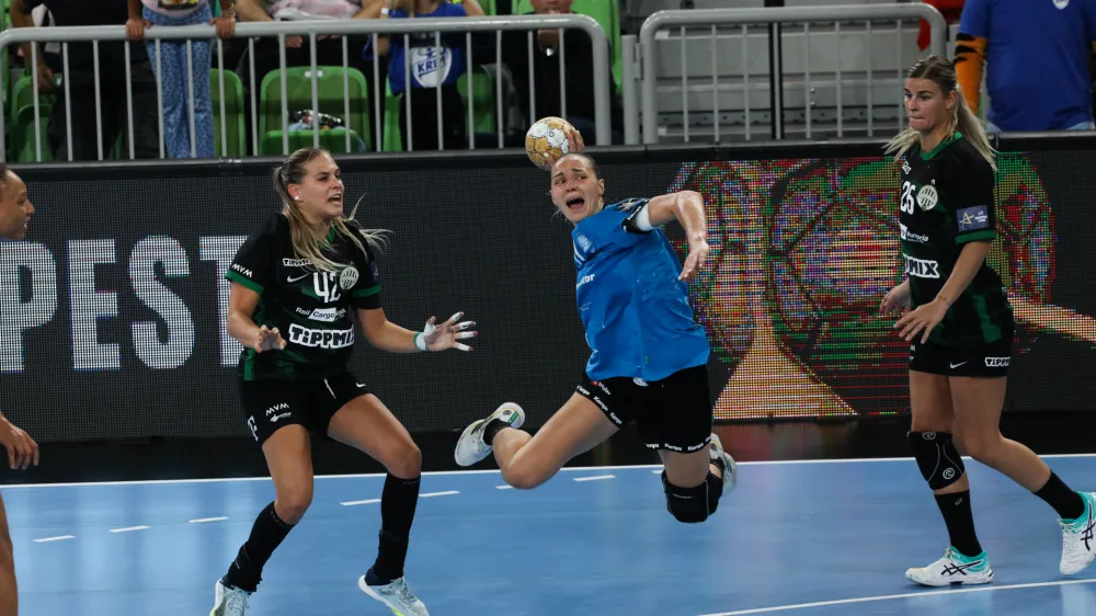 - Daria Dmitrieva- 23.09.2023 &ndash; rokomet - Krim Mercator: Ferencvaros, liga prvakinj, 3. krog: skupina B //FOTO: Bojan Velikonja