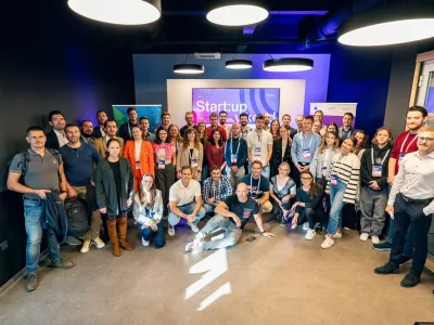 Na jesenskem Startup vikendu Maribor je svoje podjetniške ideje razvijalo več kot 40 udeležencev. (Foto: Tovarna podjemov)