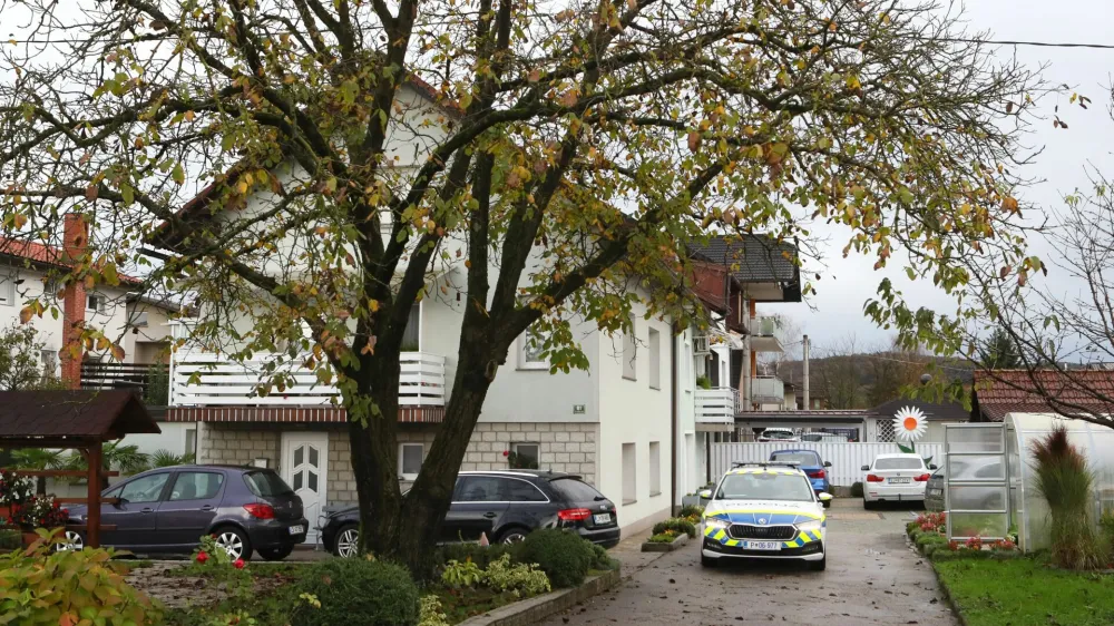Štiridesetletnega osumljenca je policija v petek zjutraj prijela. V tej hiši je večer prej napadel babico, katere življenje naj ne bi bilo več ogroženo.