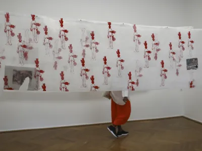 - 14.09.2023 – MGLC - 35. Grafični bienale Ljubljana 2023 z naslovom Iz praznine so prišli darovi kozmosa - //FOTO: Luka Cjuha