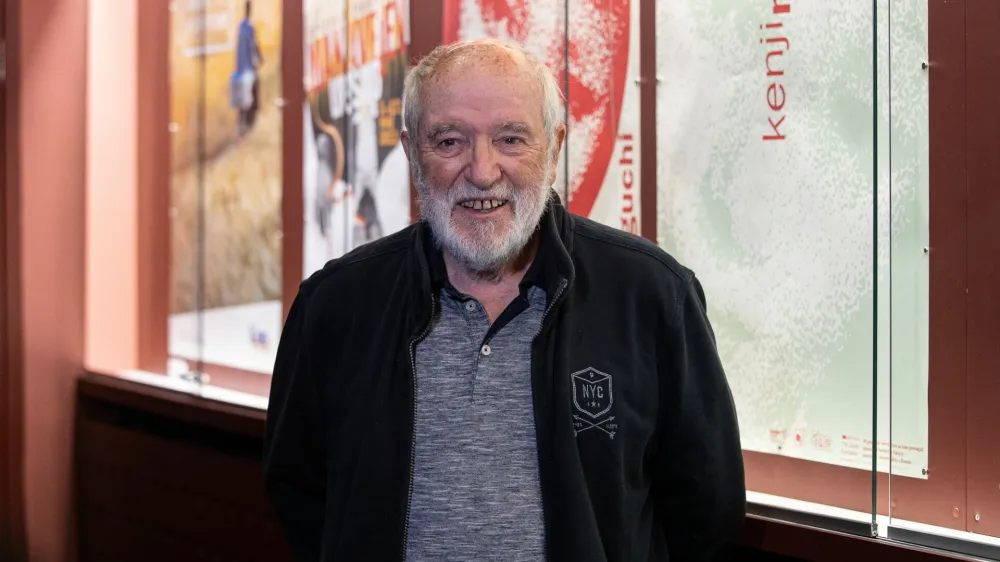 Ljubljana, Slovenska kinoteka.<br>Podelitev nagrade bert, ki jo<br>podeljuje Drustvo slovenskih reziserjev in reziserk za zivljenjsko delo<br>na podrocju filmske in televizijske igre. Prejemnik nagrade je filmski<br>in gledaliski igralec Janez Hocevar Rifle.