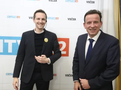 Matija Kovač in Bojan Šrot Foto Sašo Bizjak Večer