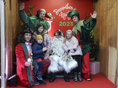 - 26.12.2023 - Veseli December v Ljubljani &ndash; Dedek Mraz //FOTO: Jaka Gasar