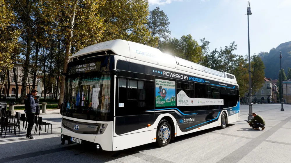 Avtobus na vodik je ljubljanska občina testirala leta 2022 v sklopu evropskega tedna mobilnosti. 