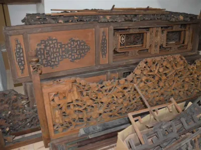 Sku&scaron;kova kitajska zbirka, restavriranje makete hi&scaron;e, SEM