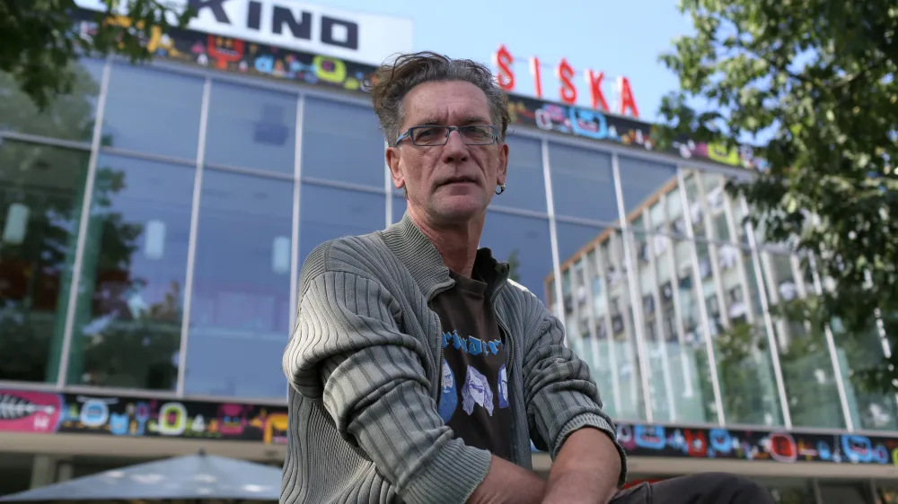 ﻿Simon Kardum, direktor Centra urbane kulture Kino Šiška //FOTO: Jaka Gasar